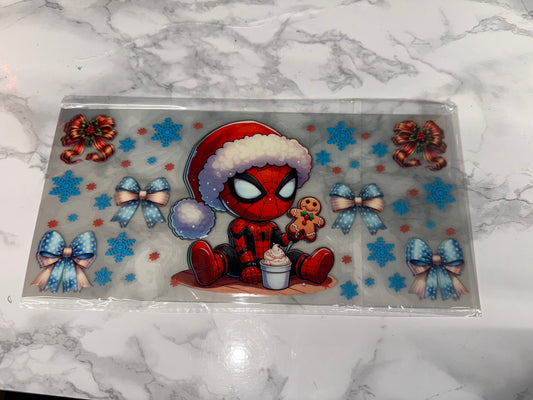 Spiderboy Xmas themed wrap