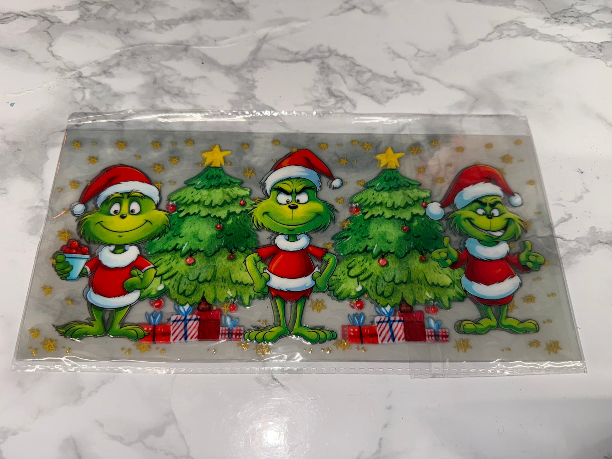 Xmas tree kids Grinch