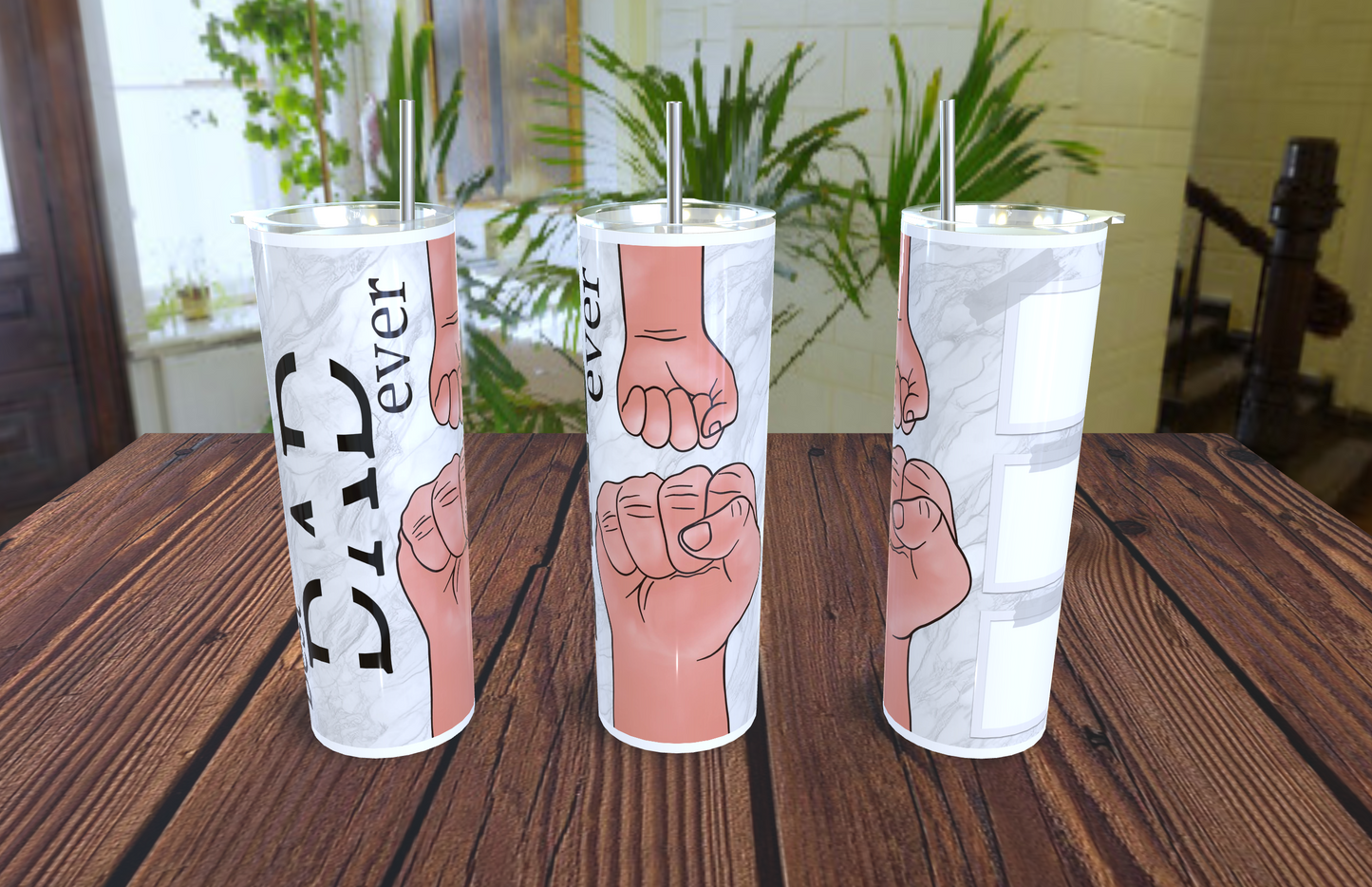 Fathers 20oz stainless steel tumblers - customisable