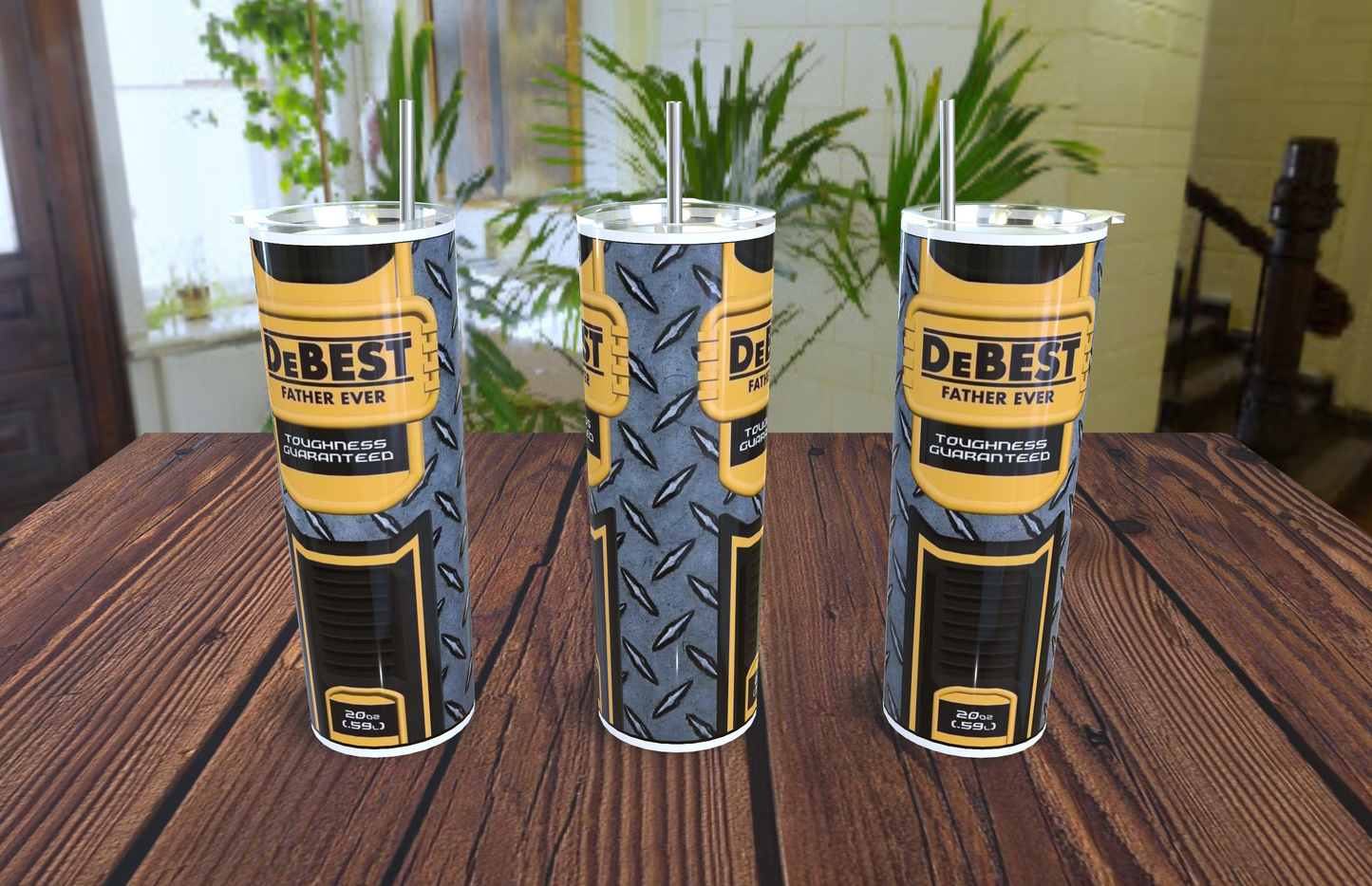 Fathers 20oz stainless steel tumblers - customisable