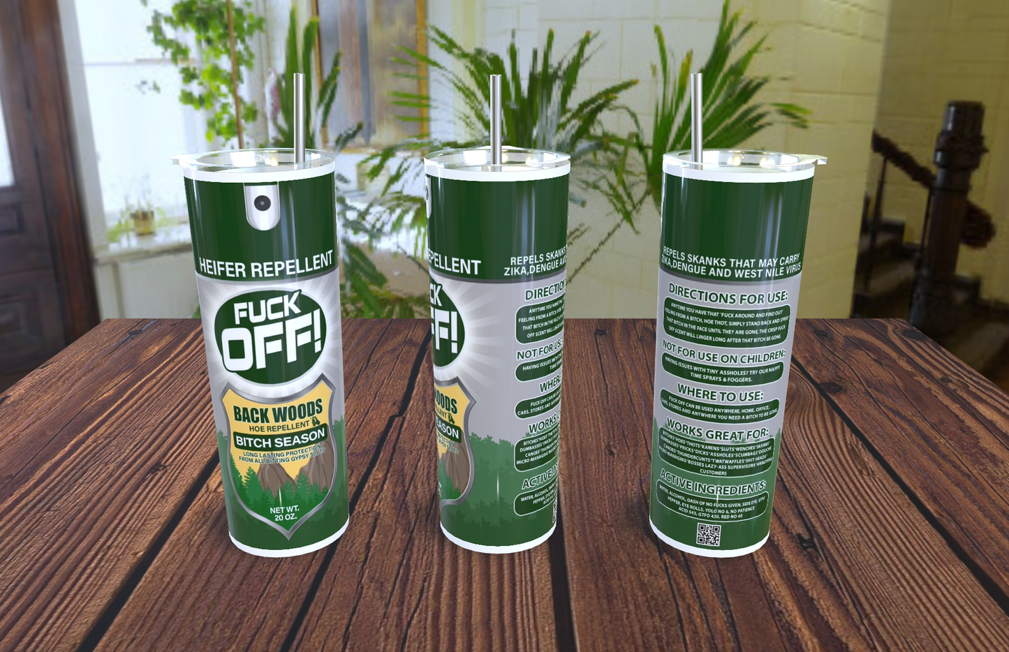 F*ck off - Heifer Repellent 20oz tumbler