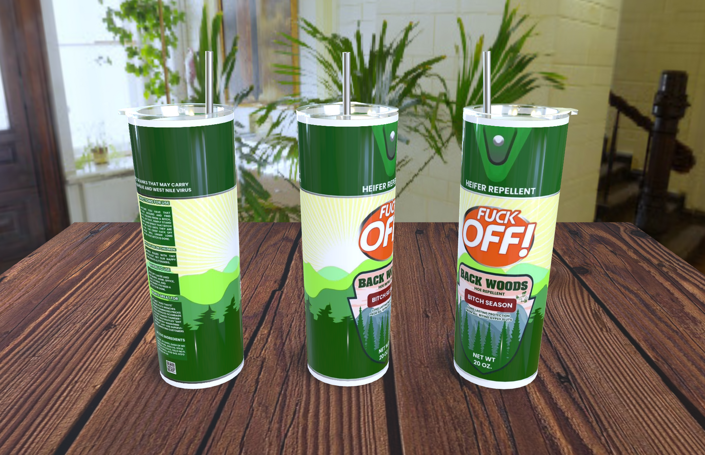 F*ck off - Heifer Repellent 20oz tumbler