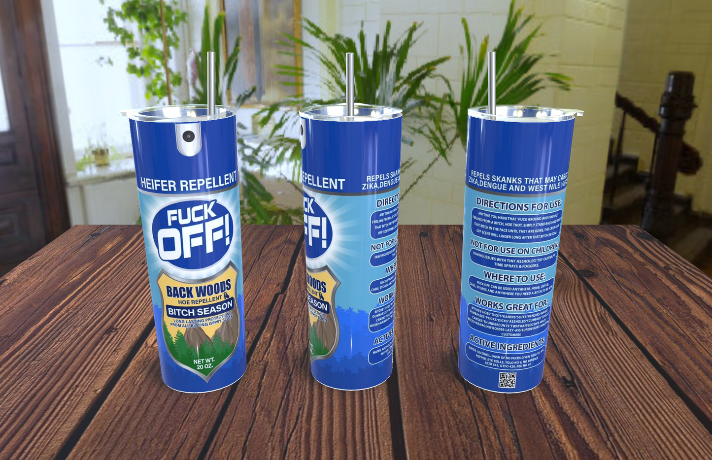 F*ck off - Heifer Repellent 20oz tumbler