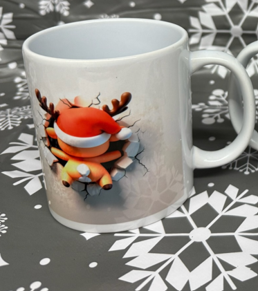 Xmas Mugs with 3D Animal design - 11oz
